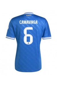 Real Madrid Eduardo Camavinga #6 Jalkapallovaatteet Kolmaspaita 2025-26 Lyhythihainen